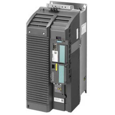 Szary, prostokątny elektroniczny przyrząd z otworami wentylacyjnymi i złączami kablowymi, prawdopodobnie jednostka sterująca szafy sterowniczej.