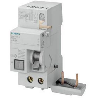 Wyłącznik nadprądowy Siemens, typ 5SV2316-6, z dźwignią przełączającą i zaciskami śrubowymi. Stosowany do elektrycznych wyłączeń bezpieczeństwa.