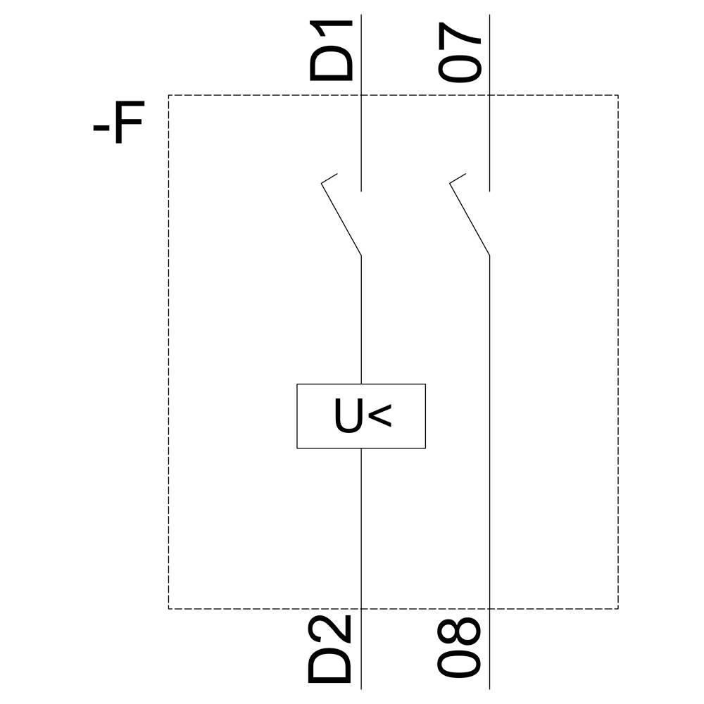 Wyzwalacz Siemens 3RV2922-2CV1 (S x W x G) 18.5 x 90 x 68 mm 1 szt.-3