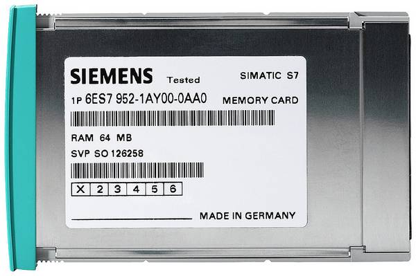 Siemens 6ES7952-1KP00-0AA0 6ES79521KP000AA0 Karta pamięci sterownika PLC