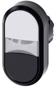 Siemens 3SU10003AB610AA0 3SU1000-3AB61-0AA0 Przycisk podwójny chwilowy (D x S x W) 57.7 x 29.8 x 57.7 mm IP66, IP67, IP69/IP69K 1 szt.
