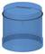 Niebieski, cylindryczny pojemnik z tworzywa sztucznego z napisem 'Siemens' na górze.