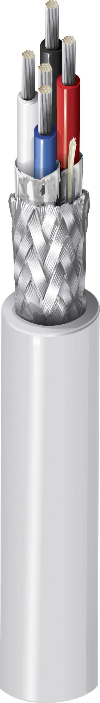 Кабель керування Belden 3084A T5U500 2 x 2 x 0,38 мм² Сірий Кількість продуктів на погонний метр