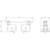 Rysunek techniczny elementu mechanicznego o wymiarach: szerokość 300 mm, wysokość 573 mm, głębokość 47 mm.