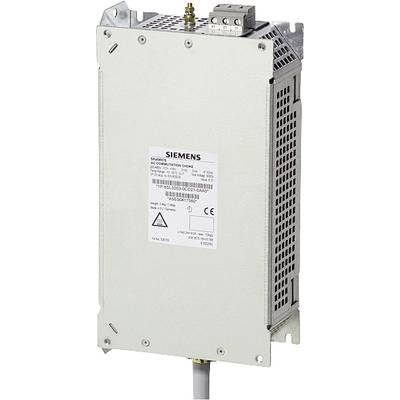 Elektroniczny element Siemensa, dławik komutacyjny prądu przemiennego, w kształcie prostokąta z przyłączami wtyczkowymi na górnej powierzchni.