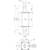 Rysunek techniczny prostokątnego elementu z dokładnymi wymiarami w milimetrach. Szczegółowe prowadzenie linii i widoki z boku.