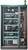 Rozdzielnia elektryczna z zainstalowanymi elementami elektrycznymi, przewodami i lampkami kontrolnymi. Główny wyłącznik i bezpieczniki wyraźnie widoczne.