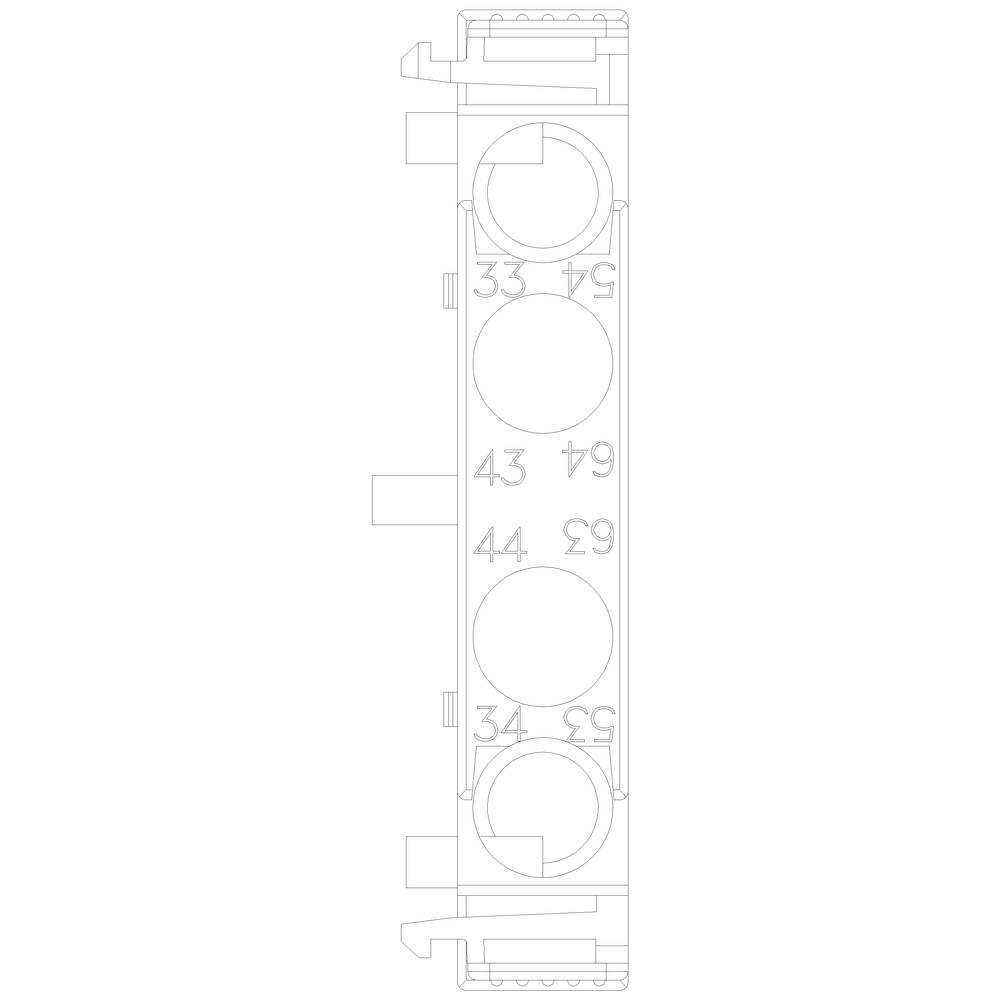 'Rysunek techniczny cylindrycznej części z numerowanymi oznaczeniami pozycji od 33 do 74; szczegóły elementu mechanicznego.'