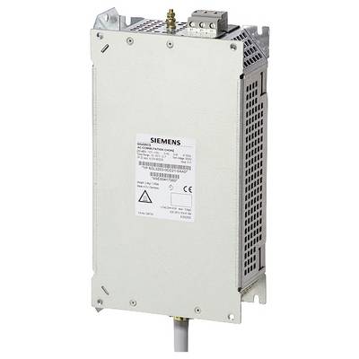 Siemens filtr wejściowy AC do szaf sterowniczych, obudowa metalowa w kolorze srebrnym, różne możliwości podłączenia od góry.