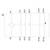 Schemat elektryczny obwodu z symbolami przełączników i zacisków, opisany jako A1, A2, 1/L1, 3/L2, 5/L3, 13 NO, 21 NC.