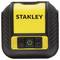 Żółte, prostokątne urządzenie z napisem 'STANLEY' i dwoma przełącznikami poniżej, pod którymi znajduje się symbol włączania/wyłączania.