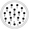 Weidmüller SAI-M23-SE-17 1170100000 Wkładka złącza męskiego 1 szt.