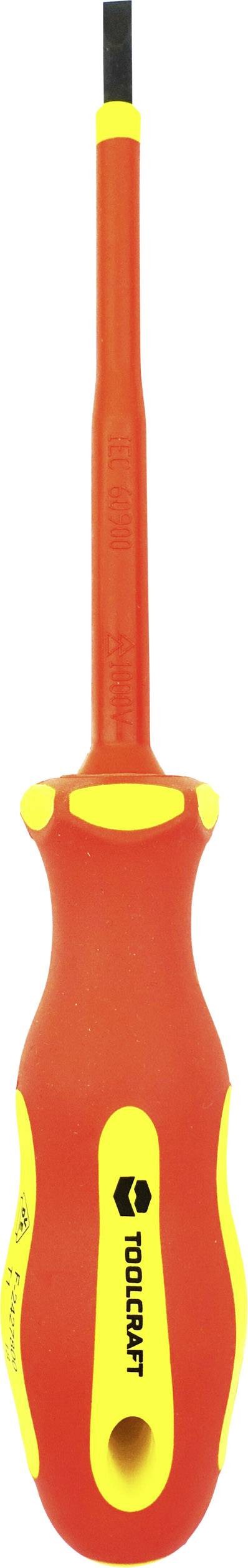 TOOLCRAFT SL 5.5 плоска викрутка, багатокомпонентна ручка, довжина наконечника: 125 мм