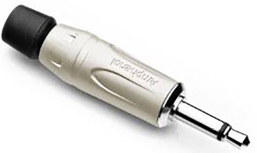 Разъем Amphenol KM2P Male Jack 3,5 мм, прямой монофонический, серебристый, 1 шт.