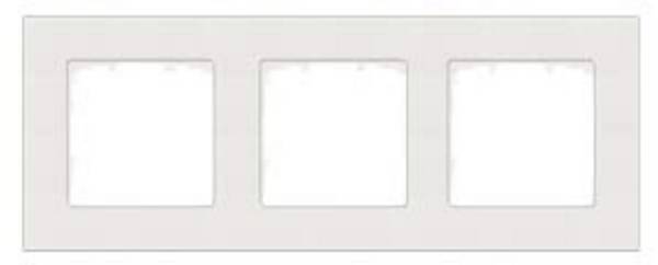 Siemens Osprzęt elektroinstalacyjny 3 x Ramka  Delta biały 5TG11130 1 szt.