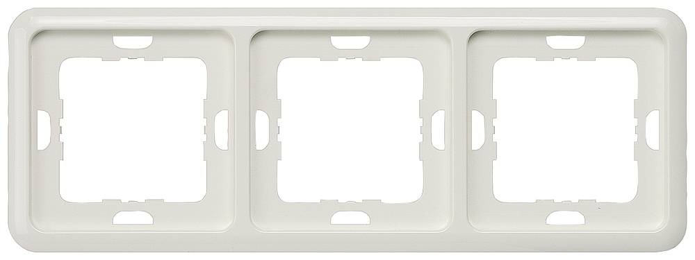 Електромонтажні аксесуари Siemens 3 x Дельта-рамка білого кольору 5TG1813 1 шт.