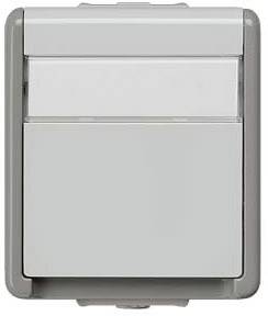 Электромонтажные принадлежности Siemens: Розетка с заземлением Delta, серая, 5UB4713, 1 шт.