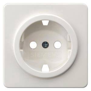 Электромонтажные принадлежности Siemens: Розетка с заземлением Delta, белая, 5UH1047, 1 шт.