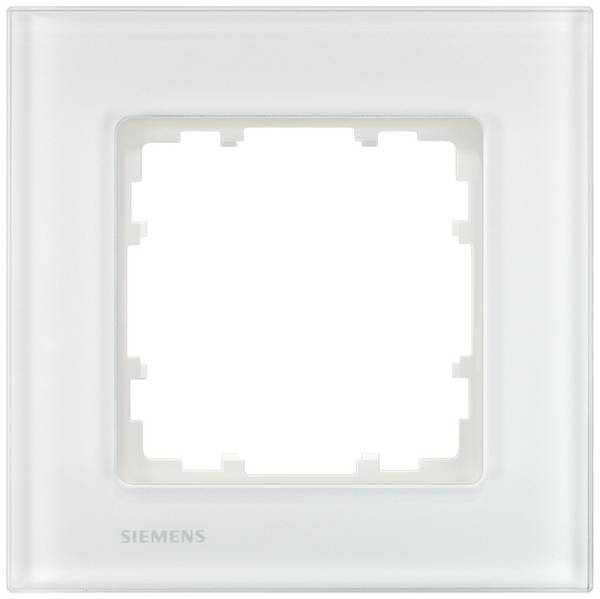 Siemens Osprzęt elektroinstalacyjny 1 x Ramka  Delta biały 5TG12011 1 szt.