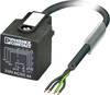 Phoenix Contact 1438956 Złącze męskie zaworowe z kablem formowanym SAC-4P-3,0-PUR/AD, A standard, styki: 4, 230 V, 1 szt.