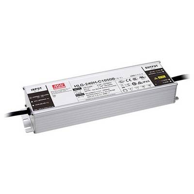 MEAN WELL HLG-240H-C700B Sterownik LED Stałonaprądowy 249.9 W 700 mA 178 - 357 V/DC Funkcja ściemniania 3 w 1, Montaż w -0