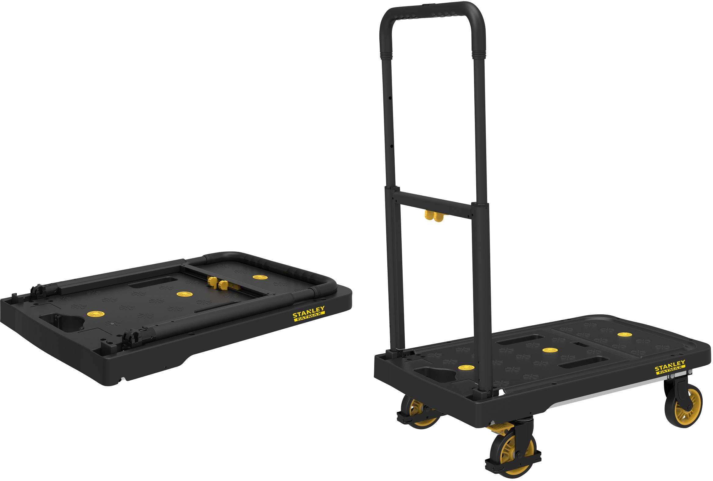STANLEY Stanley Fatmax Inklapbare transportwagen - laadvermogen 135 kg FXWT-712 Wózek transportowy składany aluminium Maksymalne obciążenie: 135 kg