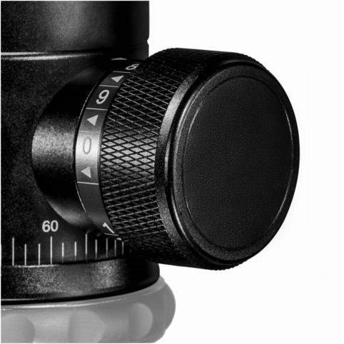 Czarny, żłobiony pokrętło na urządzeniu, które może być aparatem fotograficznym lub instrumentem technicznym.