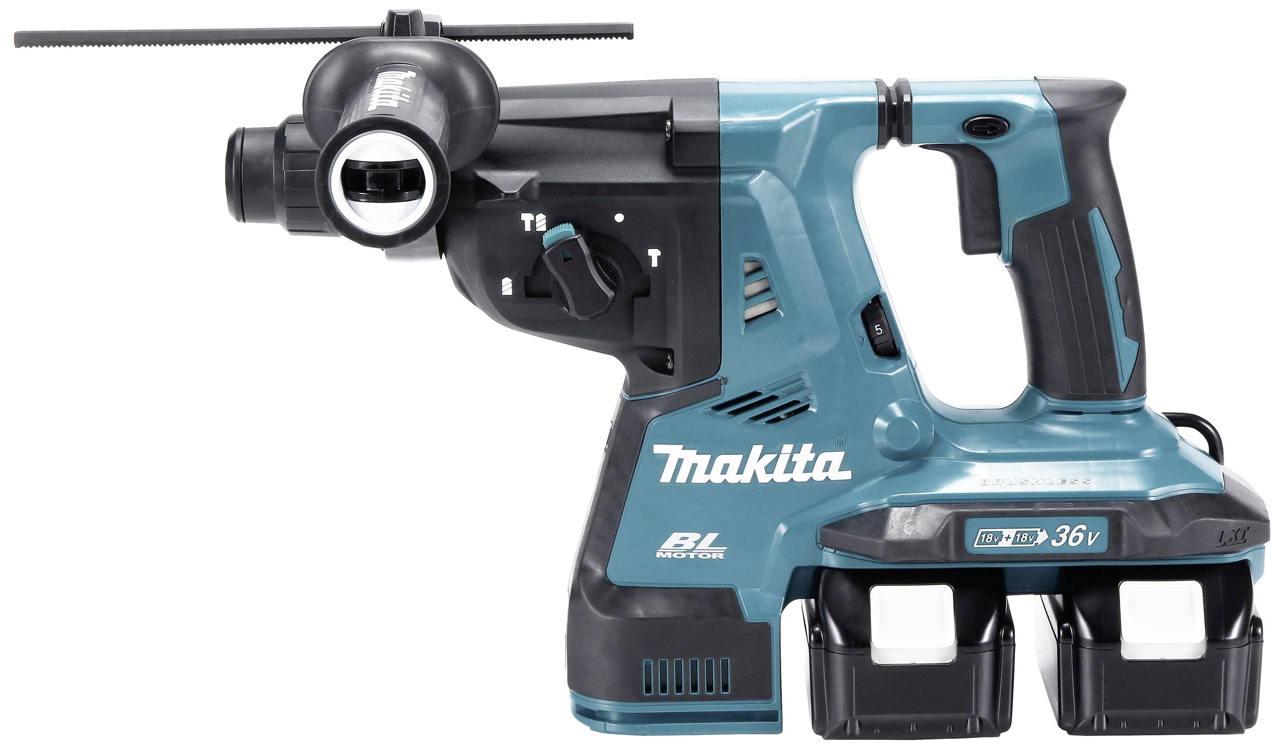 Makita DHR280ZJ SDS-Plus-Багатофункціональний молоток акумуляторний 18 В без акумулятора, без зарядного пристрою