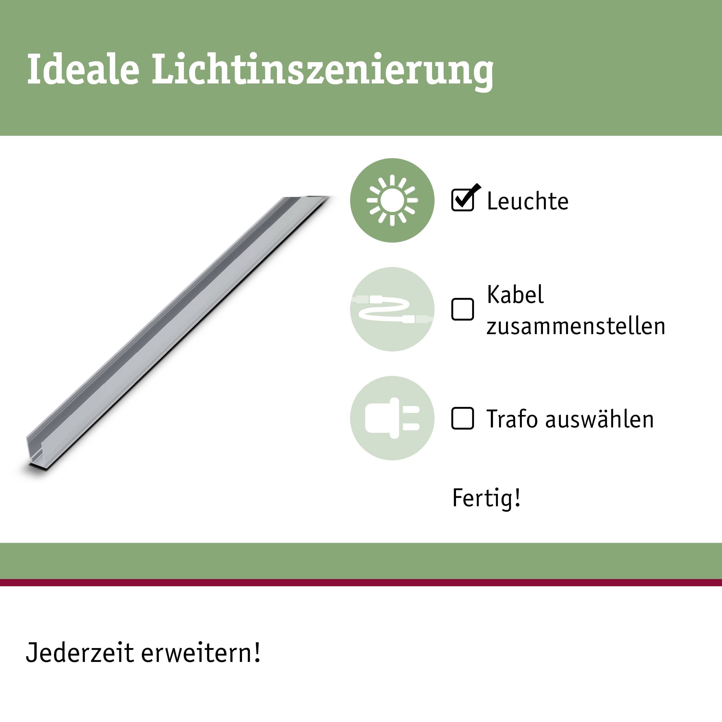 'Idealne oświetlenie' pokazuje lampę, symbol do zestawienia przewodów, symbol do wyboru transformatora oraz 'Gotowe!'.