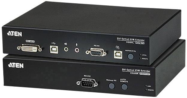 ATEN CE690-AT-G DVI, USB Ekstender przez światłowód 20 km
