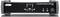 Czarny przełącznik KVM KVMP z dwoma portami USB 3.0 4K DisplayPort, wyposażony w dwa przyciski oraz diody LED na przedniej płaszczyźnie obudowy.