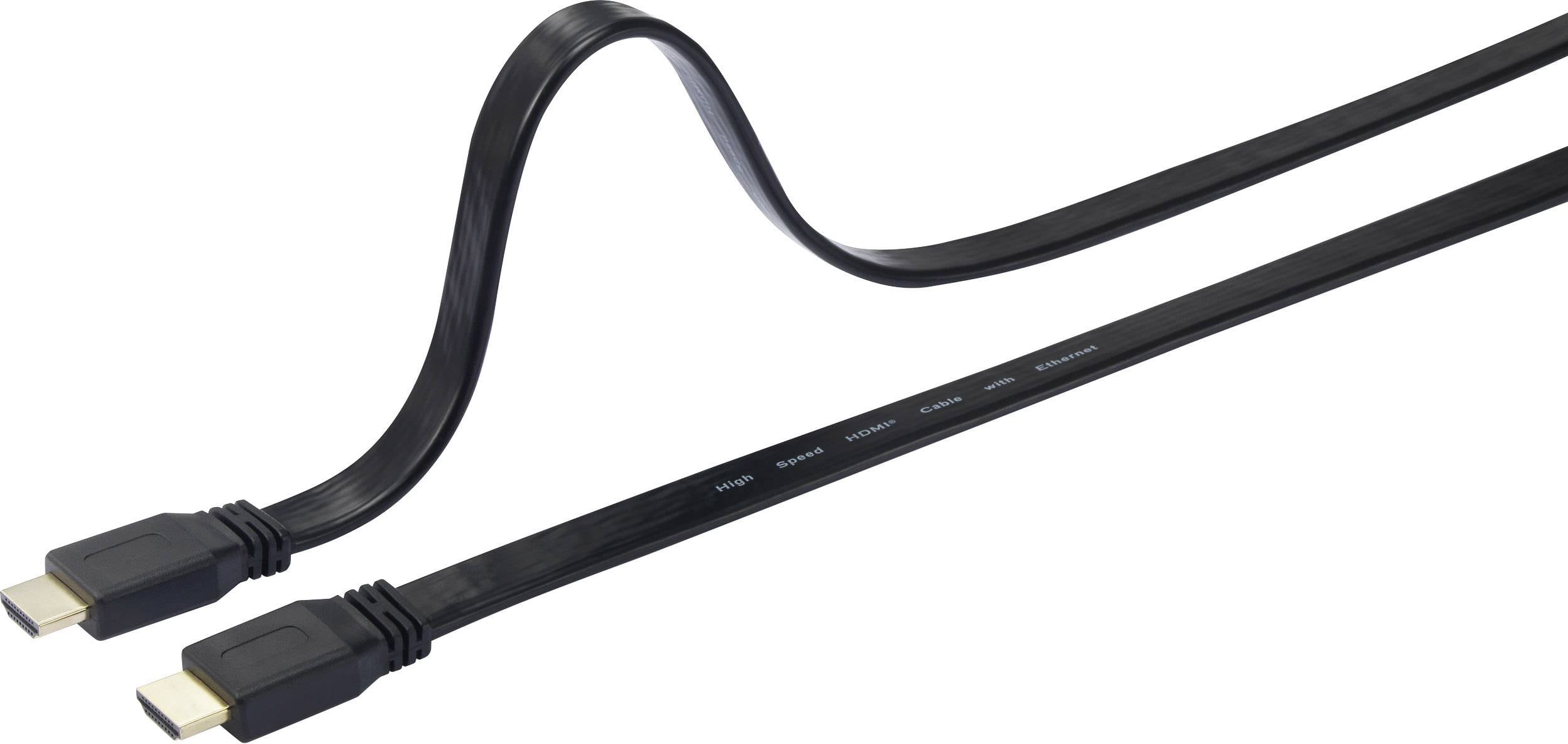 Кабель SpeaKa Professional HDMI Flat SP-7541956 HDMI, HDMI-A до HDMI-A, 5.00 м