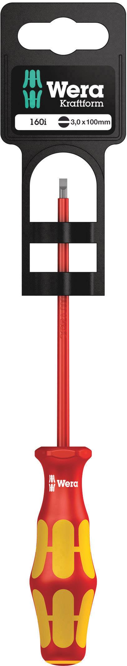 Плоска викрутка Wera 160i 05100001001 Ширина леза: 3 мм