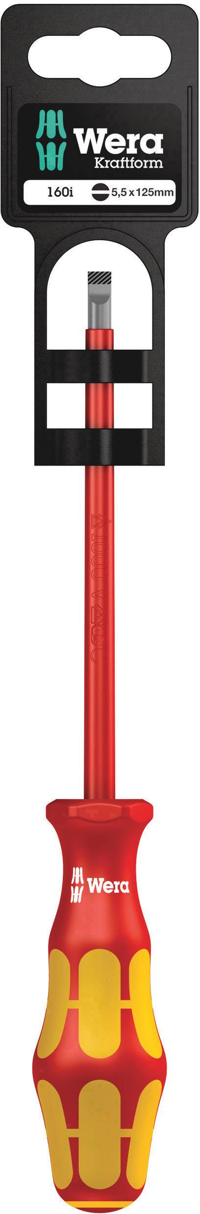 Плоска викрутка Wera 160i 05100004001 Ширина леза: 5,5 мм