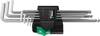 Wera 950/7 Zestaw kluczy trzpieniowych 1.5 mm, 2 mm, 2.5 mm, 3 mm, 4 mm, 5 mm, 6 mm 7 szt.