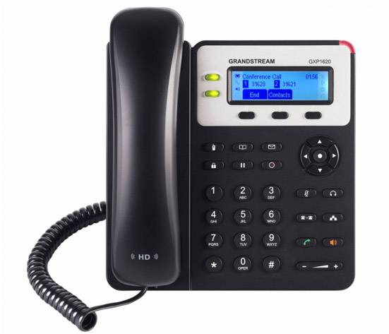 Grandstream SIP GXP-1620 Entry Base Telefon przewodowy VoIP kolorowy czarny