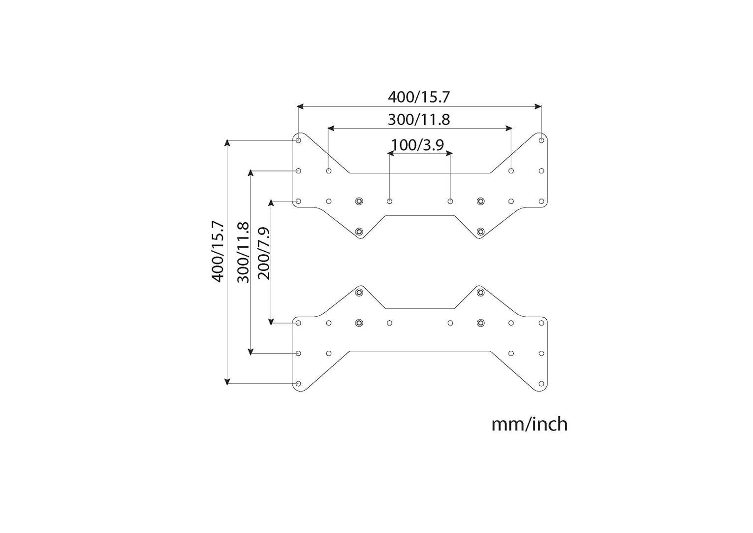 Адаптер VESA My Wall H17CL, 2 шт.