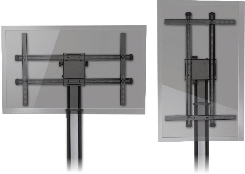 My Wall HP105L Stojak na kółkach do telewizora 94,0 cm (37") - 177,8 cm (70") Uchylny, Przenośny-1