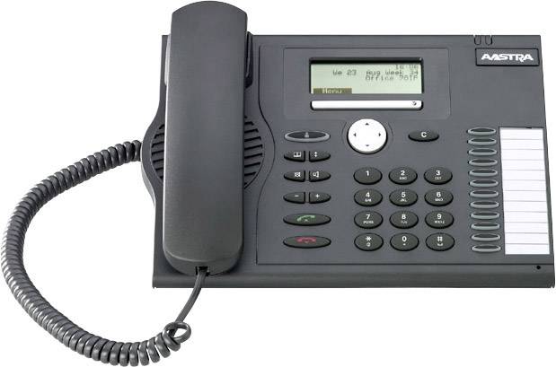 Mitel MiVoice 5370 Systemtelefon Telefon systemowy, VoIP Kod PIN LCD antracytowy