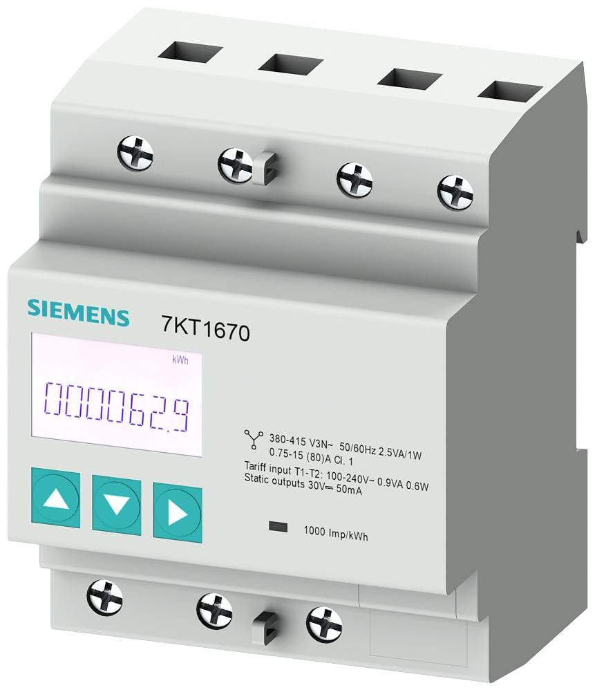Лічильник енергії на DIN-рейку Siemens 7KT1671