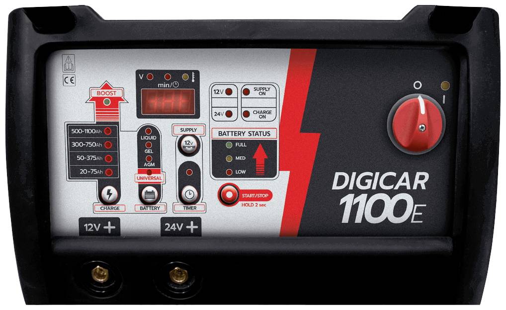 Зарядний пристрій Helvi Digicar 1100 E 77231 12V, 24V 50A 70A