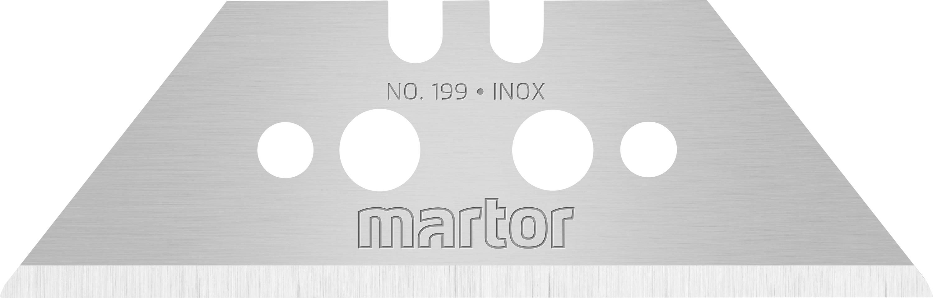 Змінне лезо ТРАПЕЦІЄЇДНЕ ЛЕЗО широке заточування MARTOR 19970 10 шт.