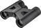 Czarna lornetka marki 'magno X', model 8x21, w kompaktowej konstrukcji, idealna do aktywności na świeżym powietrzu, takich jak obserwacja ptaków.