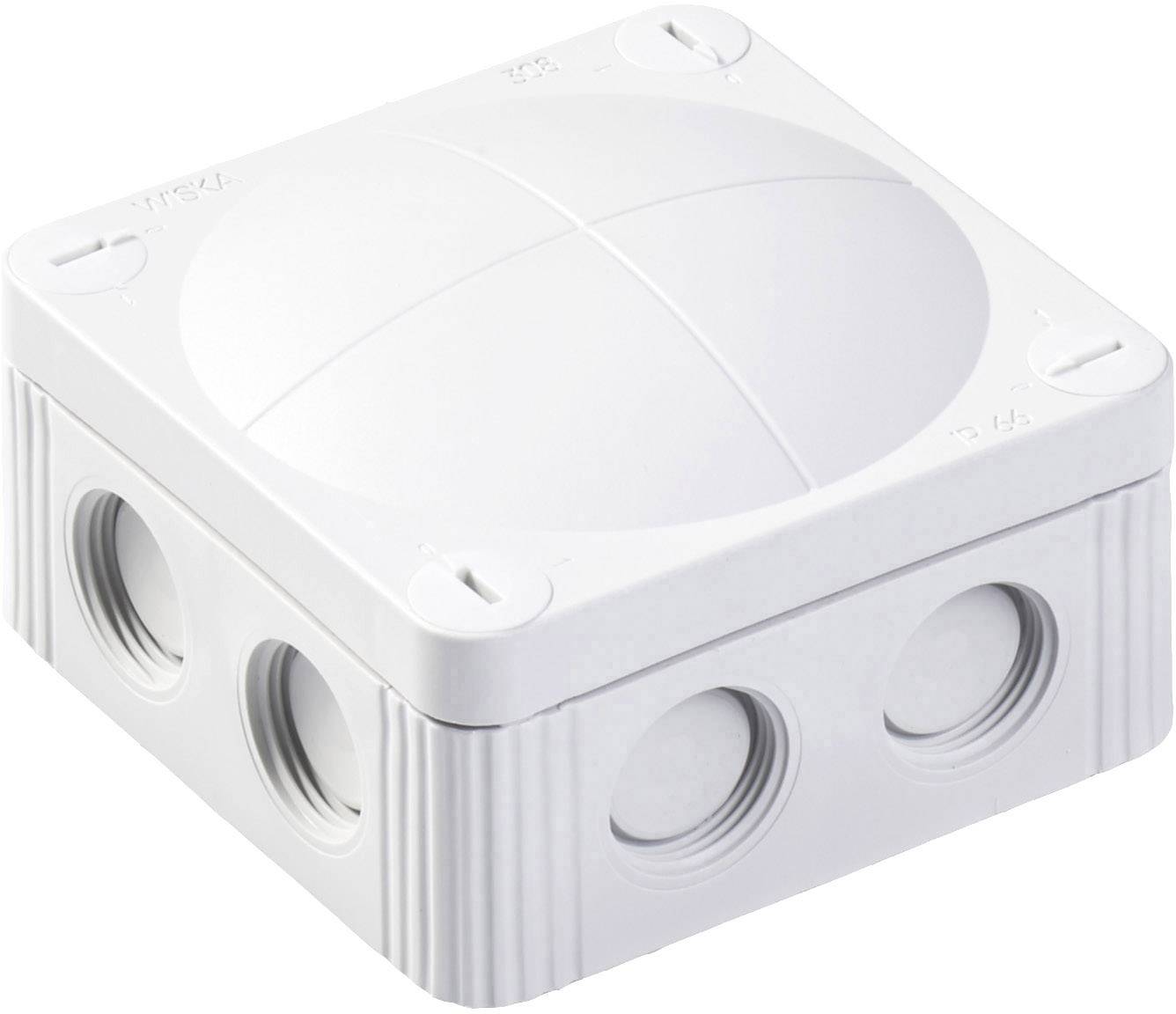 Розподільна коробка Wiska 10060401 (Д x Ш x В) 85 x 85 x 51 мм сіро-білий (ral 7035) IP66/IP67 1 шт.