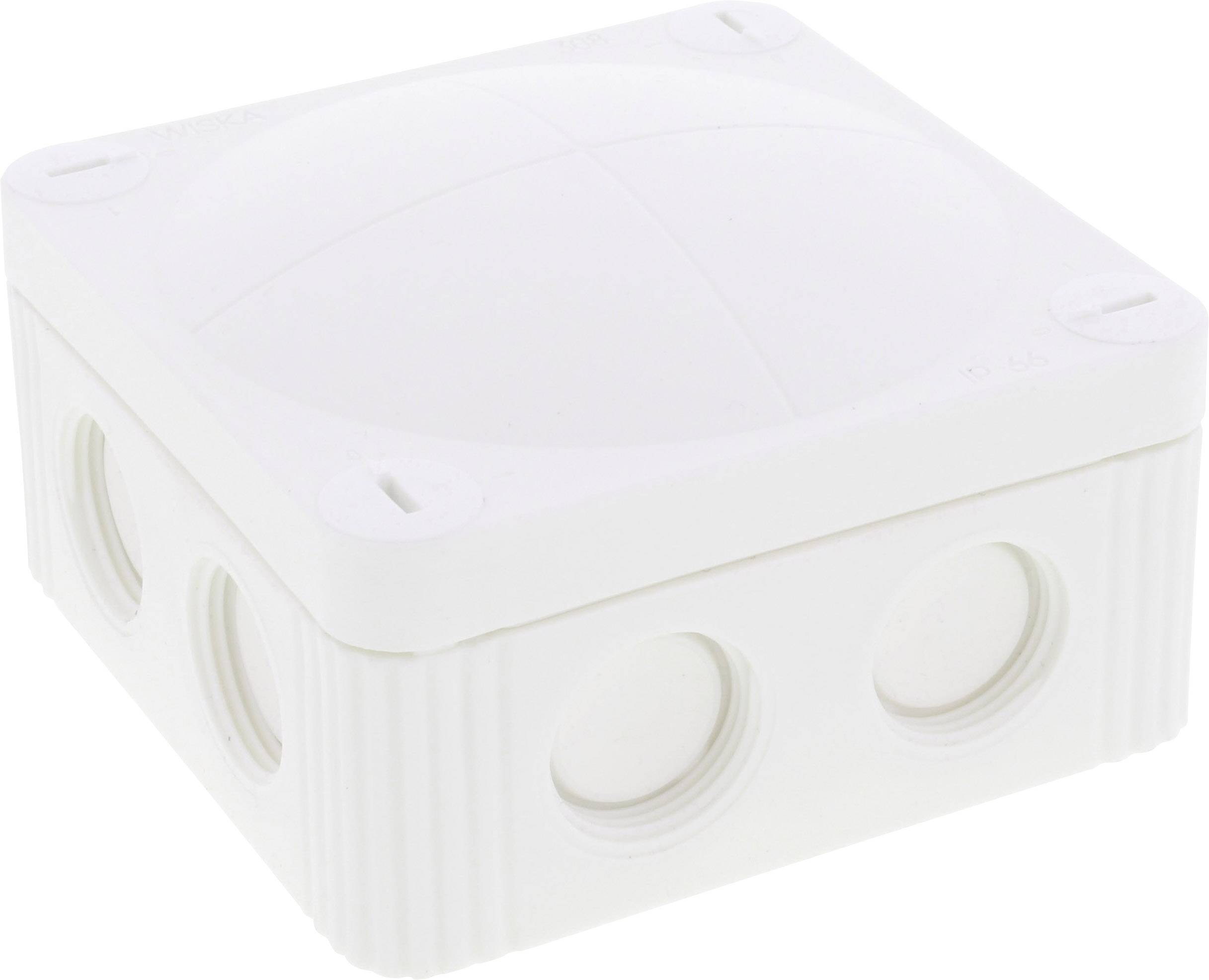 Розподільна коробка Wiska 10060611 (Д x Ш x В) 85 x 85 x 51 мм кремово-білий IP66/IP67 1 шт.