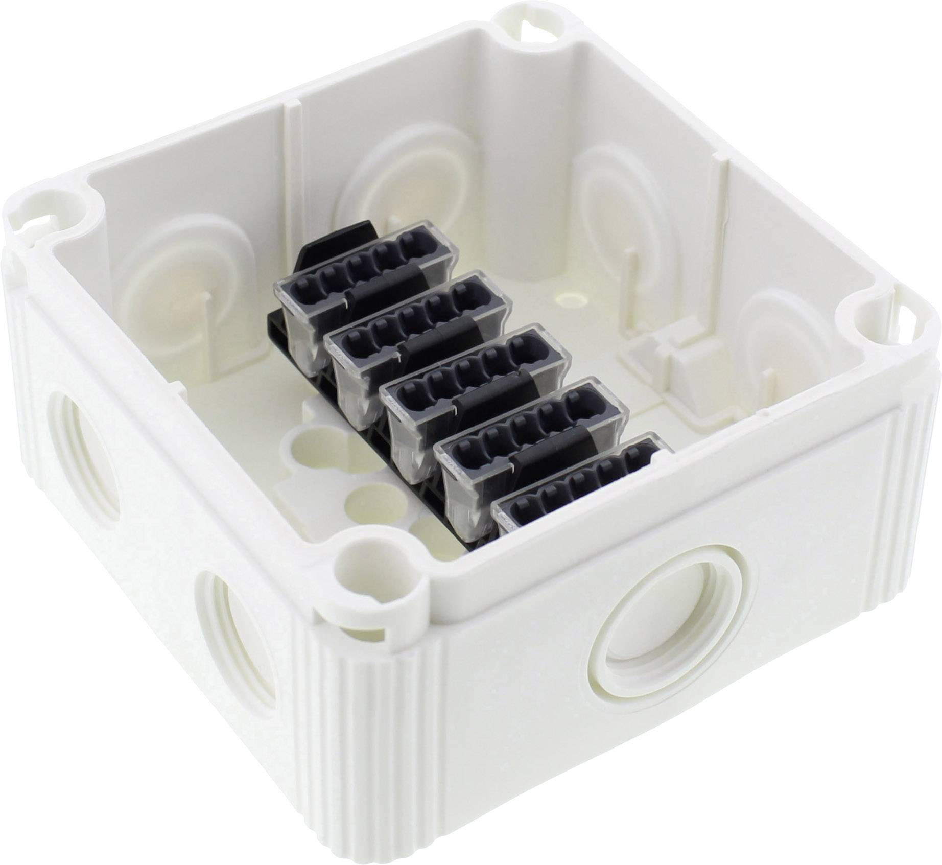 Wiska 10105599 Розподільна коробка (Д x Ш x В) 95 x 95 x 60 мм кремово-білий IP66/IP67 1 шт.