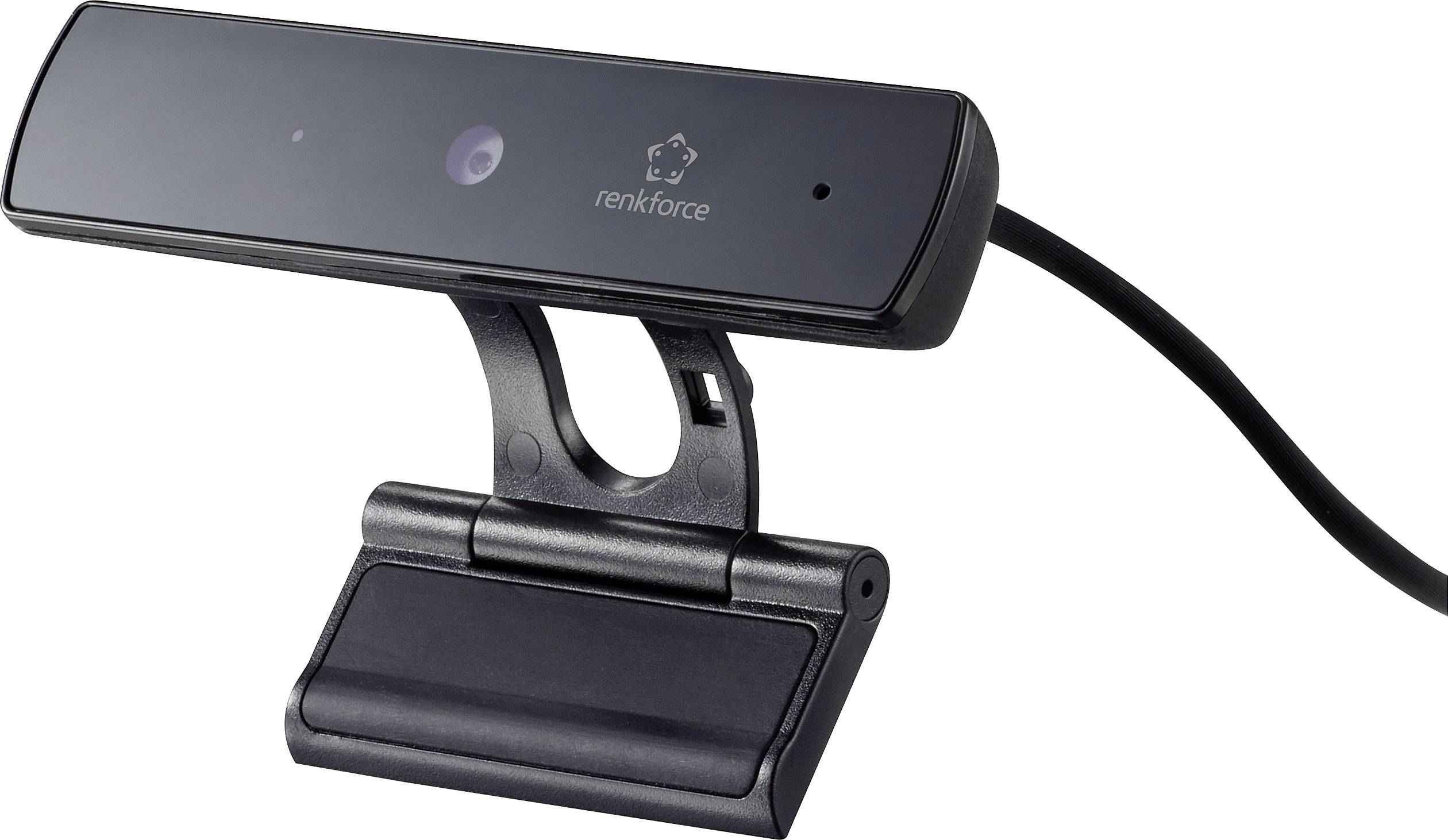 Веб-камера FHD Renkforce RF-WC1080P1 з роздільною здатністю 1920 x 1080 пікселів, кронштейн
