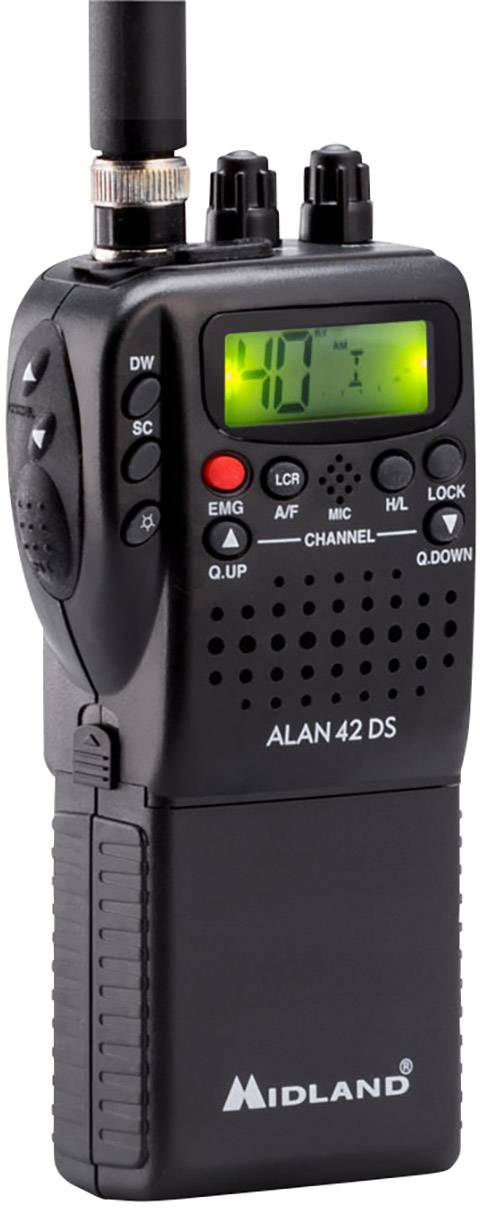 Портативна CB-радіостанція Midland Alan 42 DS C1267, 1 шт.