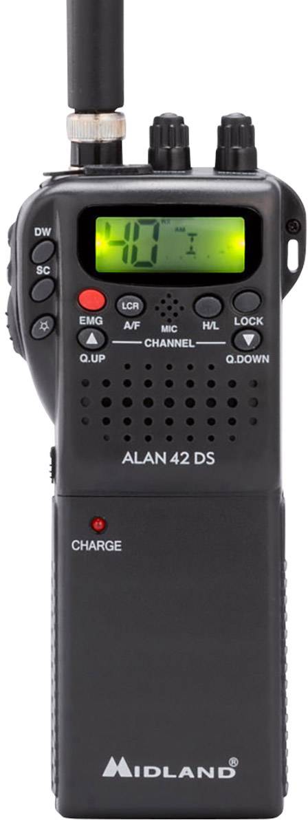 Портативна CB-радіостанція Midland Alan 42 DS C1267, 1 шт.