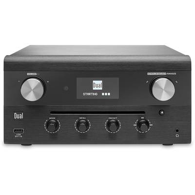 Radio internetowe z odtwarzaczem CD Dual CR 900 Phantom DAB+, UKW obsługa DLNA, obsługa Spotify czarny